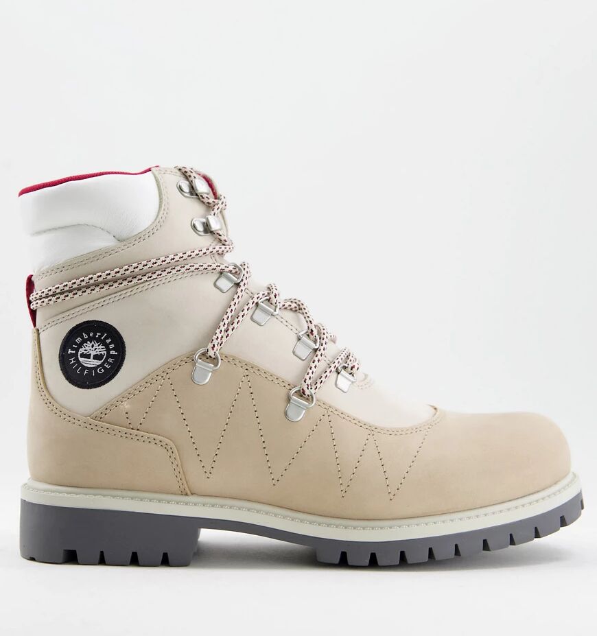 Timberland X Tommy Hilfiger Reimagine Hiker 110 boots in beige-White  White