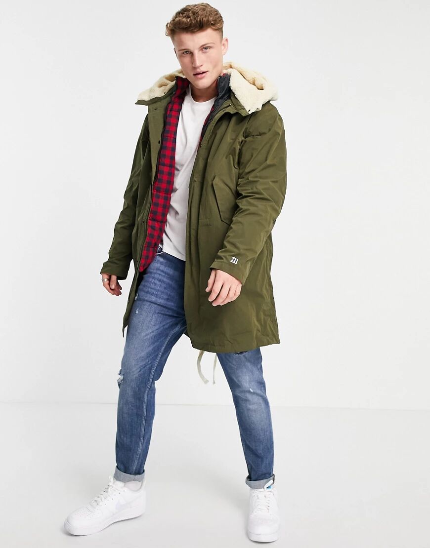 Tommy Hilfiger Lewis Hamilton utility parka jacket-Green  Green