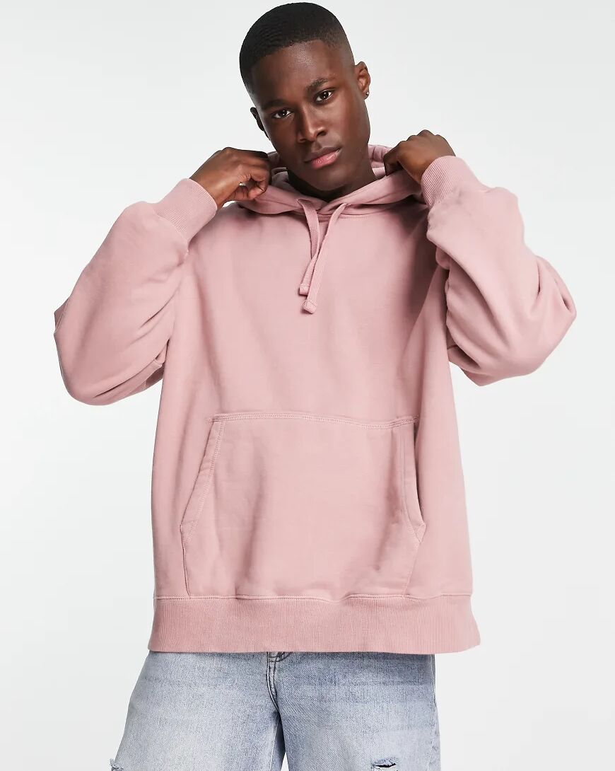 Topman co-ord oversized hoodie in lilac-Purple  Purple