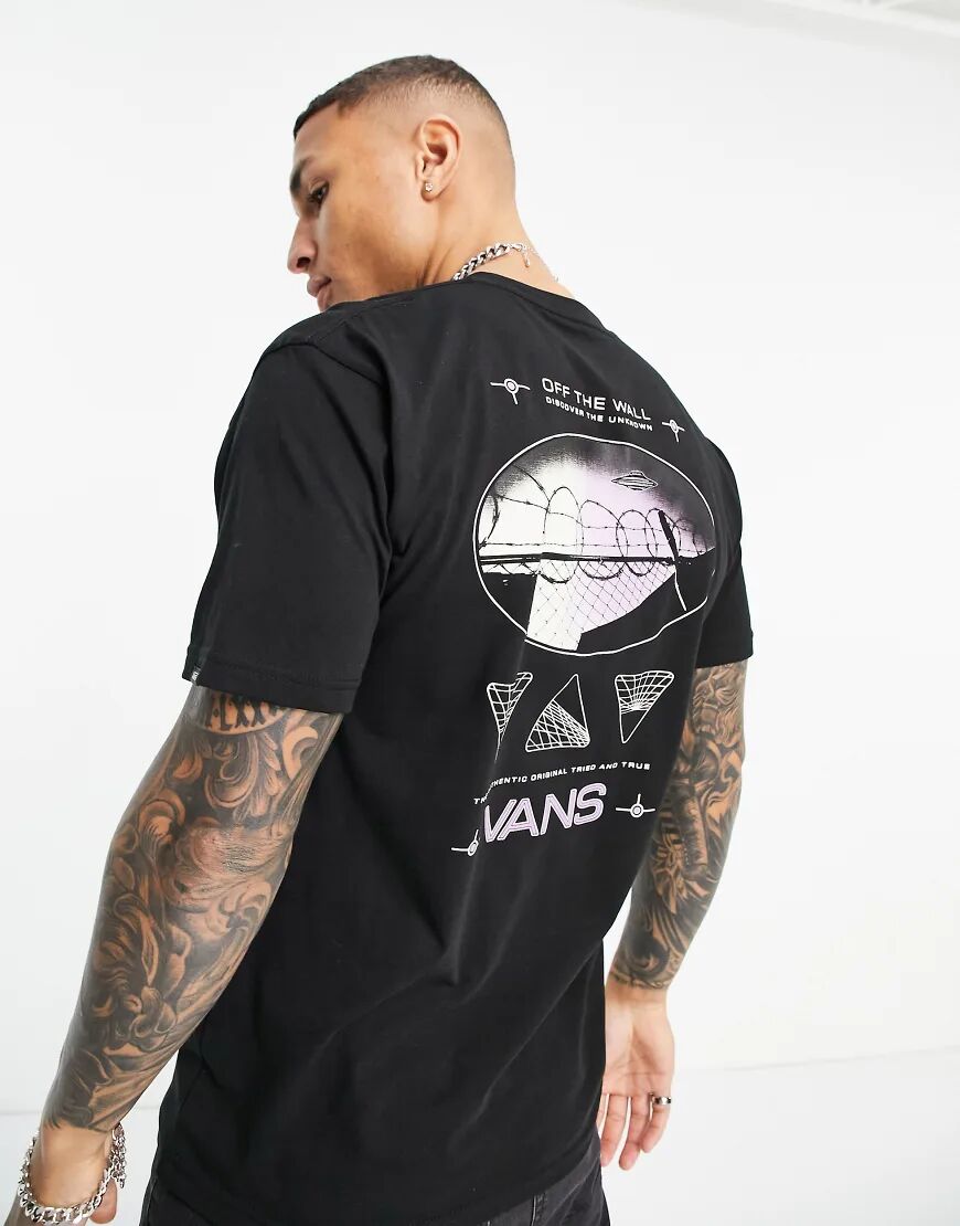 Vans Area 66 t-shirt in black  Black