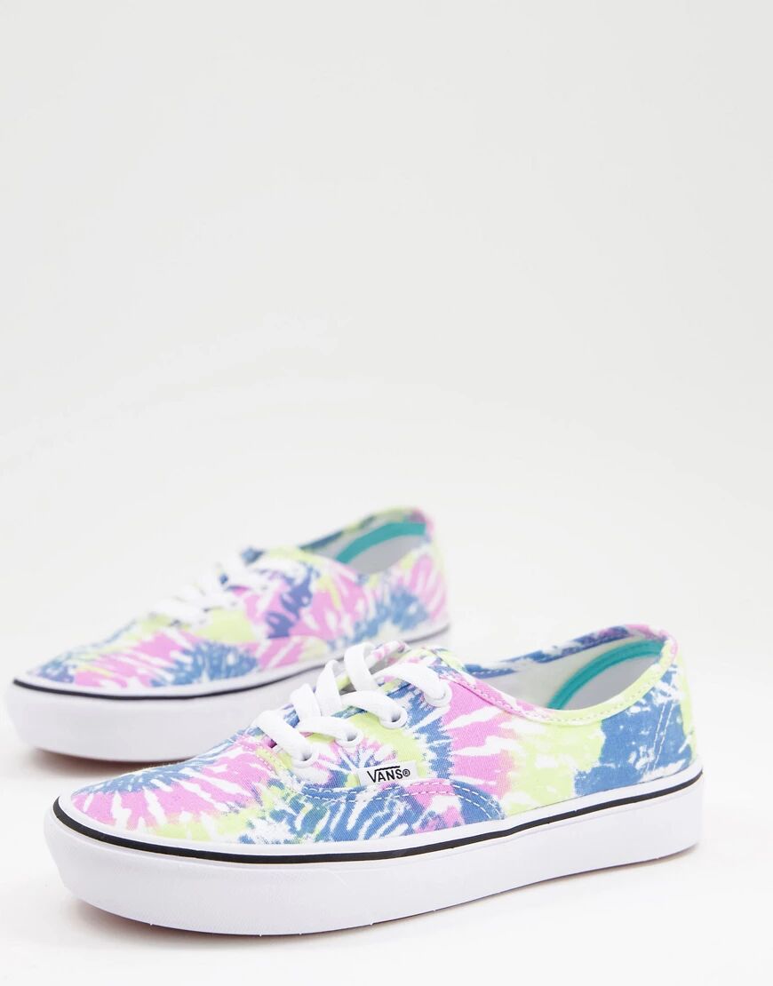 Vans ComfyCush Authentic Tie-Dye trainers in multi  Multi