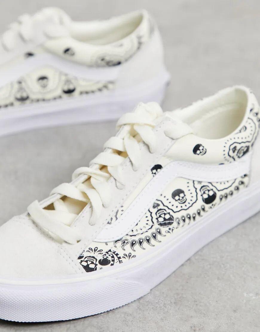 Vans Style 36 Bandana trainers in white  White