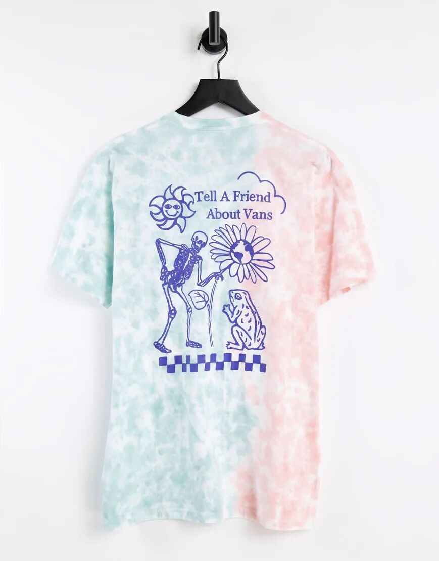 Vans Tell a Friend t-shirt in tie dye-Multi  Multi