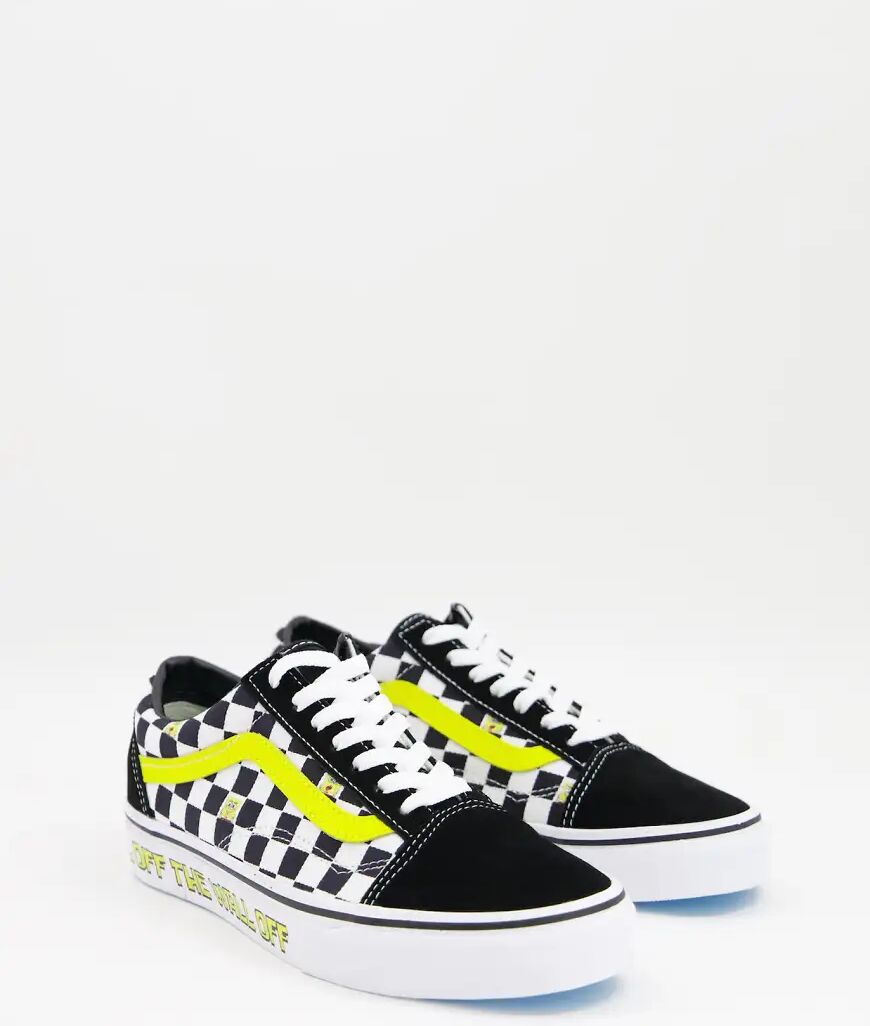 Vans X Spongebob Old Skool OTW trainers in black  Black