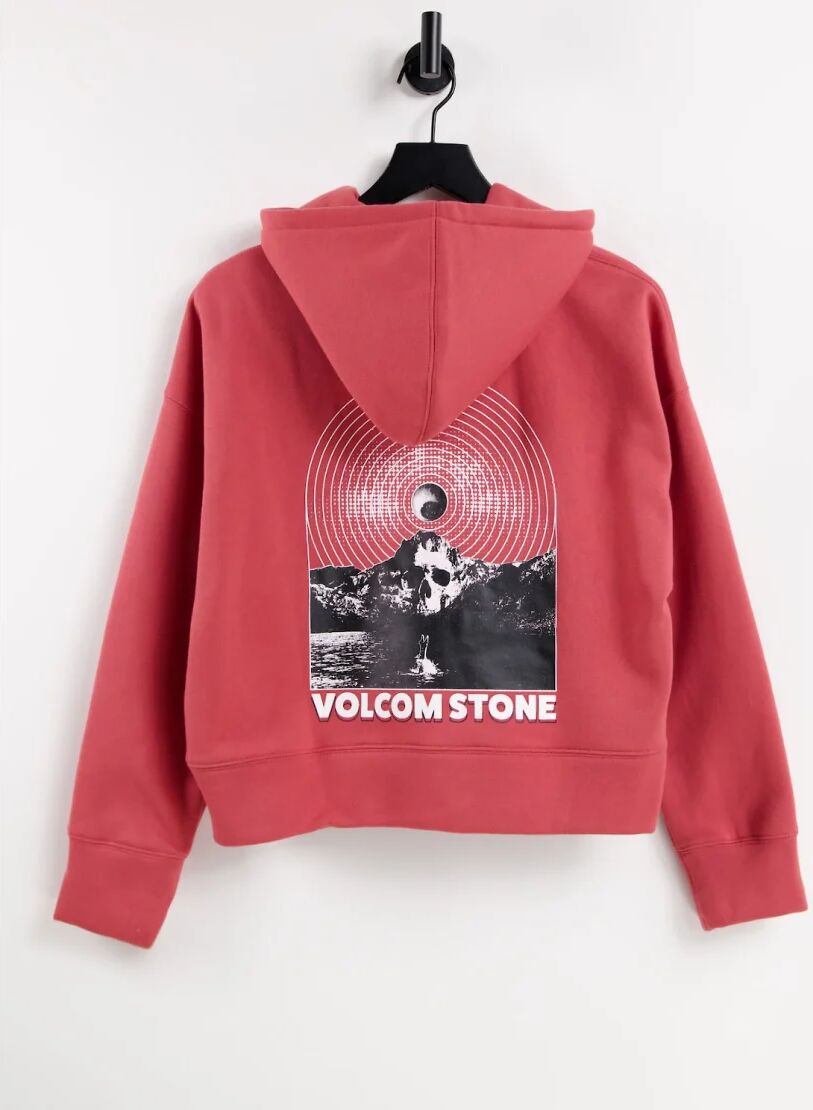 Volcom Voltrip hoodie in red  Red