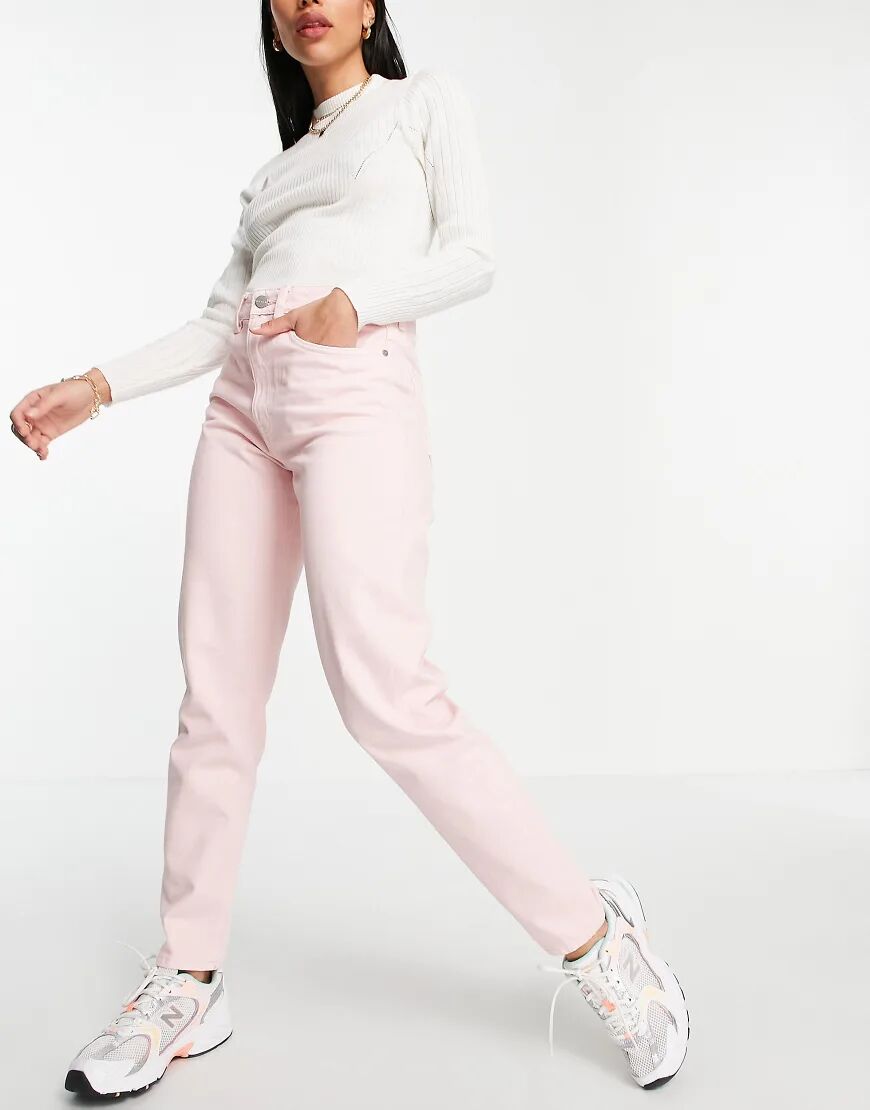 Waven mom jeans co-ord in soft pink  Pink