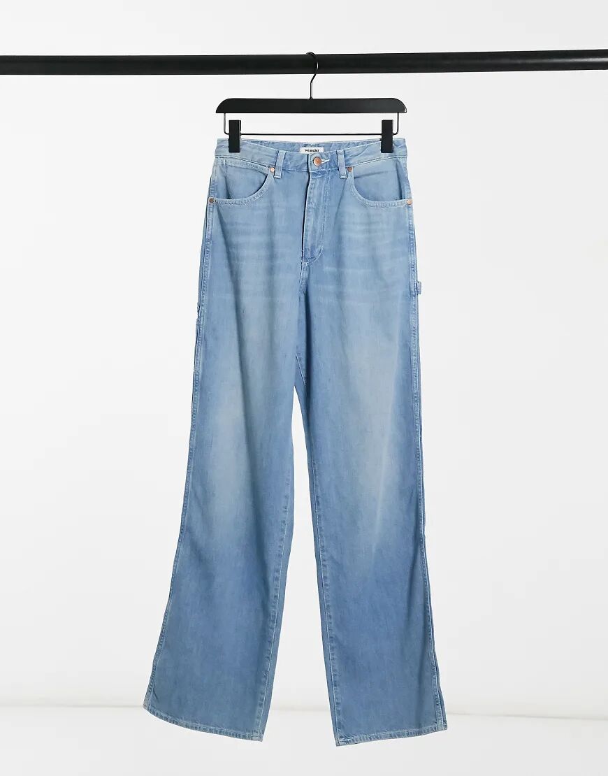 Wrangler Mom Relaxed Carpenter Jeans in sunfade-Blue  Blue