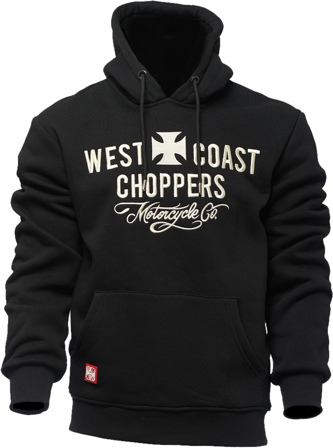 West Coast Choppers Hoodie West Coast Choppers Motorsykkel CO. Hoody Svart