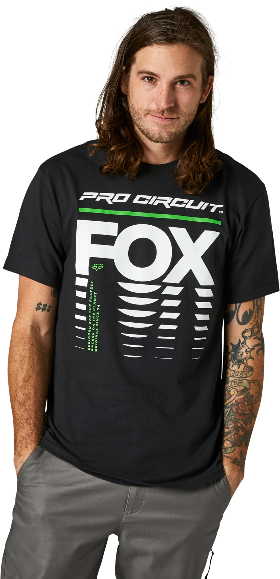 FOX T-Skjorte FOX Pro Circuit SS Svart