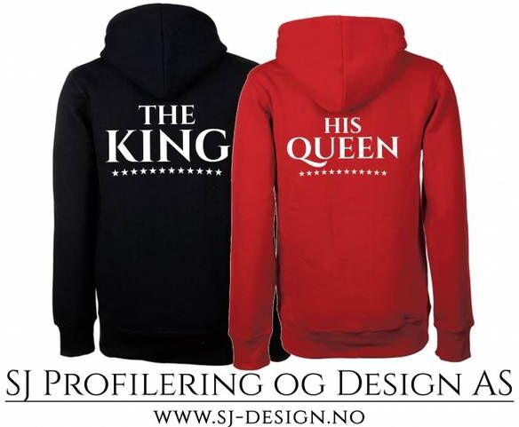 SJ Profilering & Design AS King And Queen Hoodie - Sett