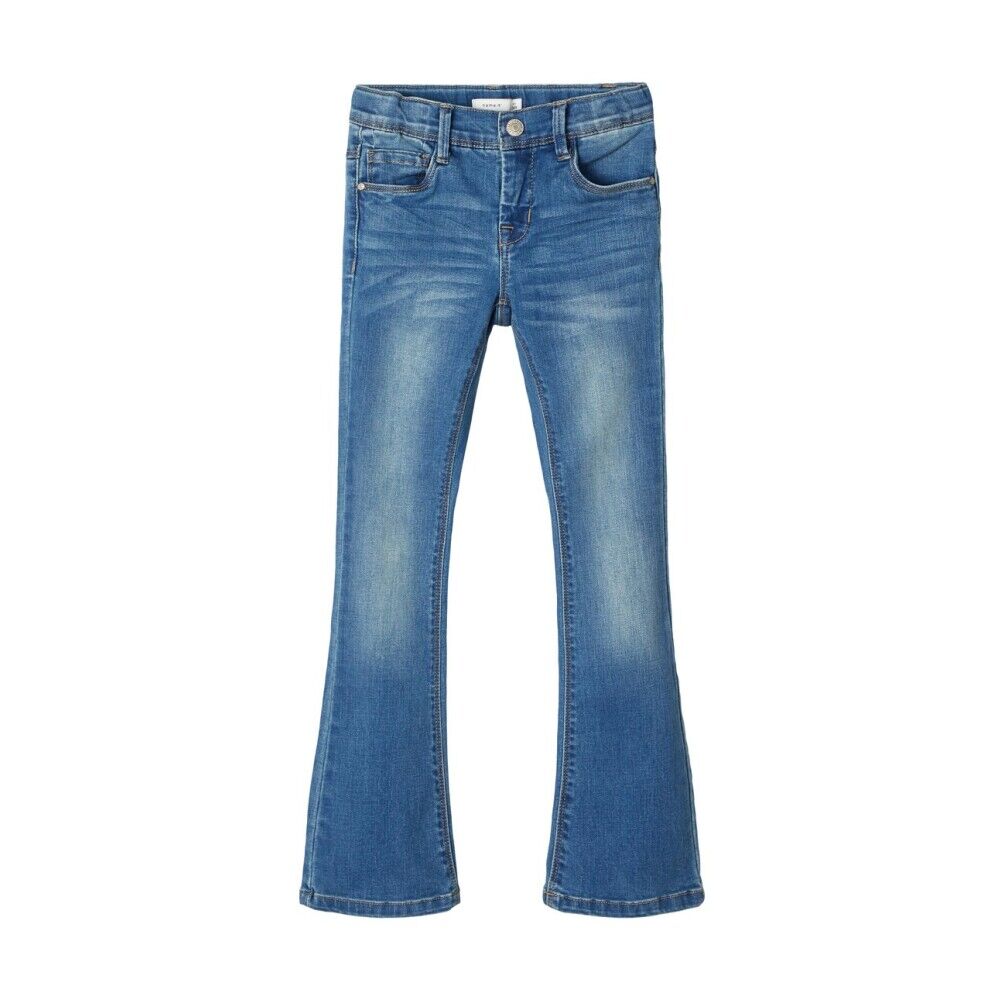 name it Støvlecut Jeans Dehnbare Blå Female