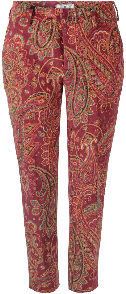 PT Torino Paisley Chinos Bukser Rød Female