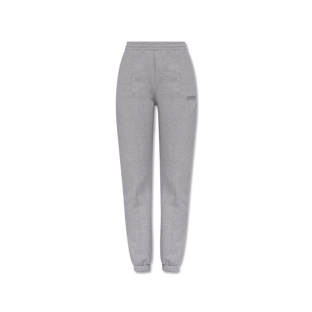 Vetements Sweatpants with logo Grå Female