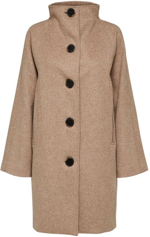 Selected Femme Coat Wool Beige Female