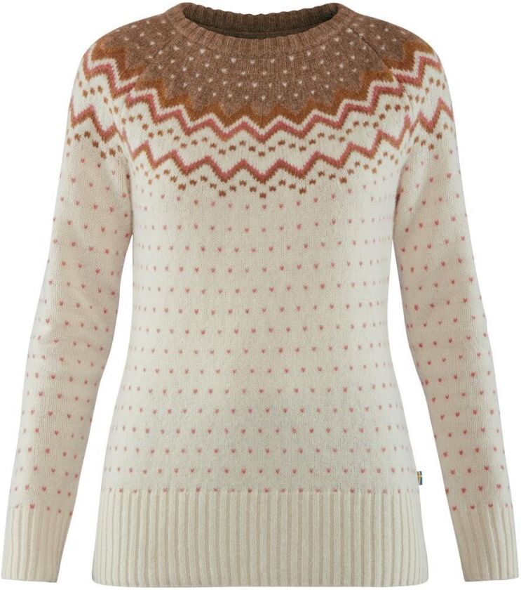 Fjällräven W's Övik Knit Sweater Terracotta Pink Beige Female