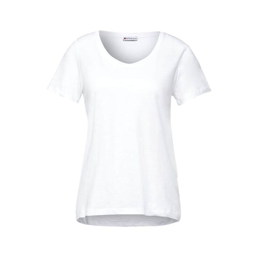 Street One T-shirt A316184 Hvit Female