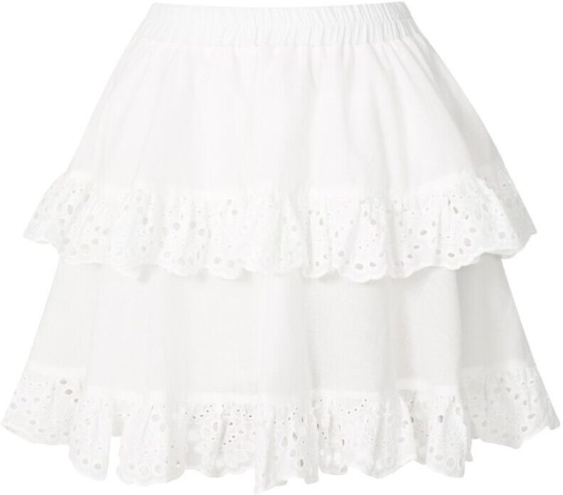 Line of Oslo Chloe Lace Skirt Hvit Female