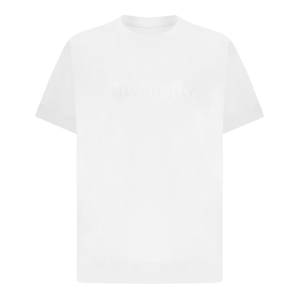 Givenchy Logo T-shirt Hvit Female