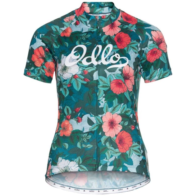 Odlo Women's Element S/S Cycling Jersey Grønn