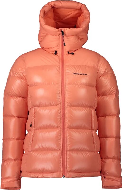 Peak Performance Women's Frost Glacier Down Hood Jacket Oransje