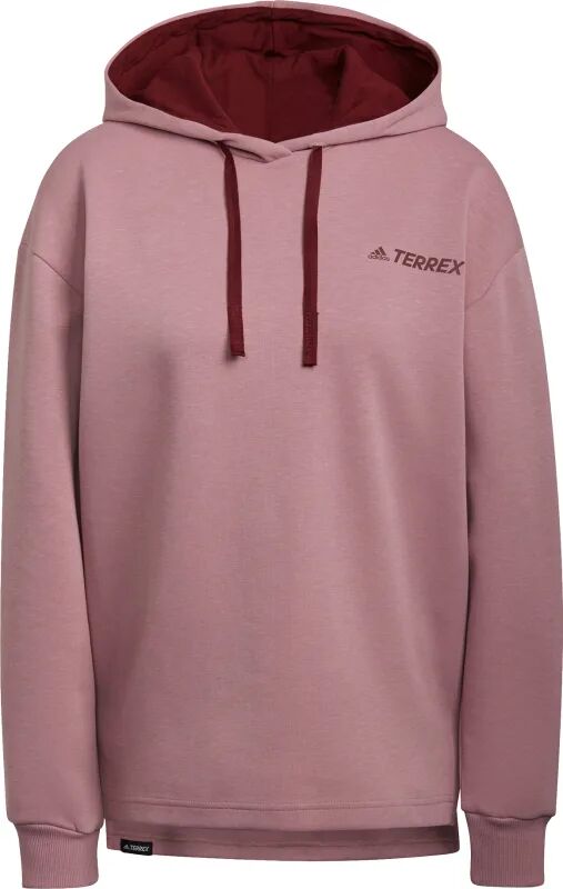 Adidas Women's Terrex Logo Hoody Rosa