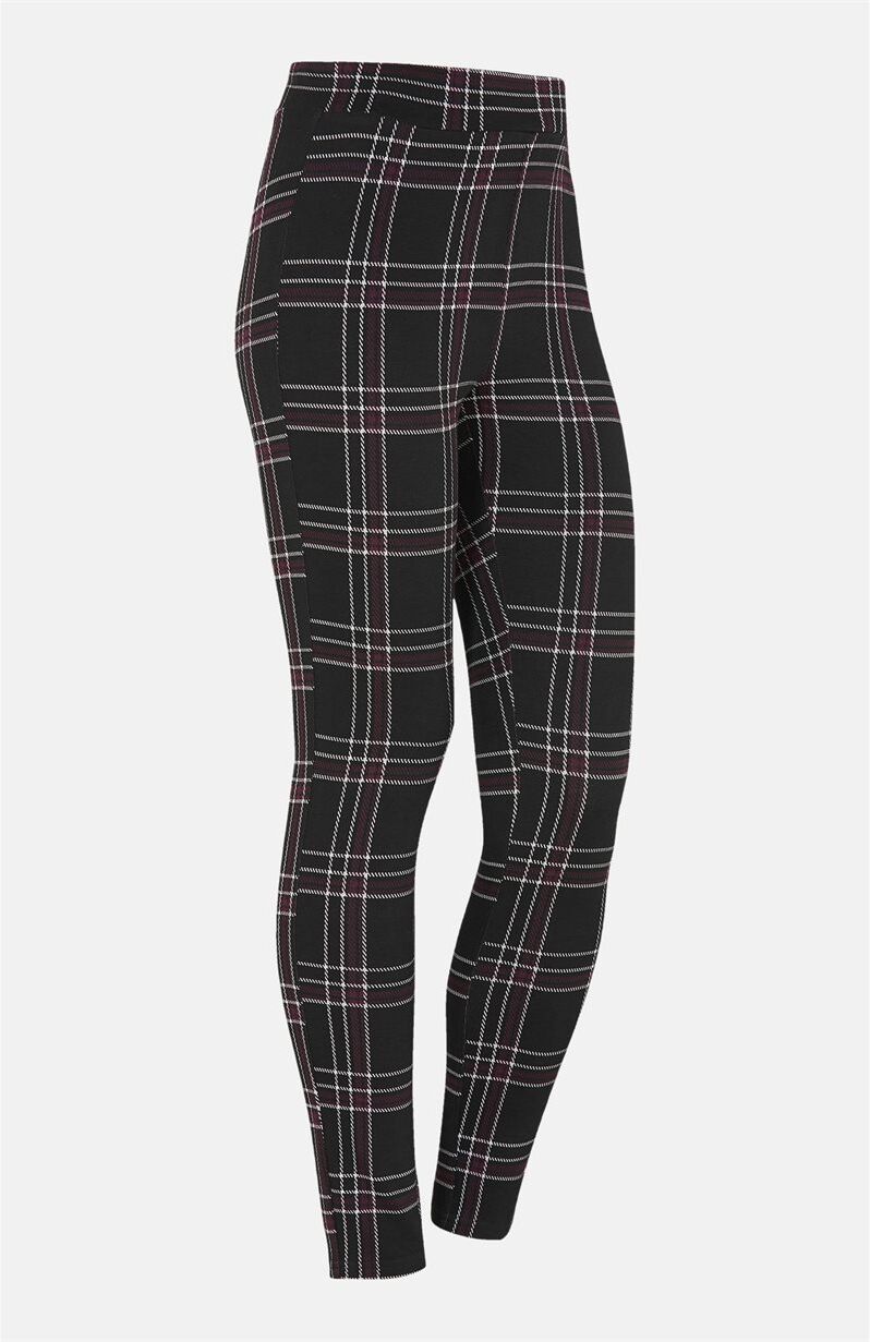 Cellbes Rutete leggings i jacquard