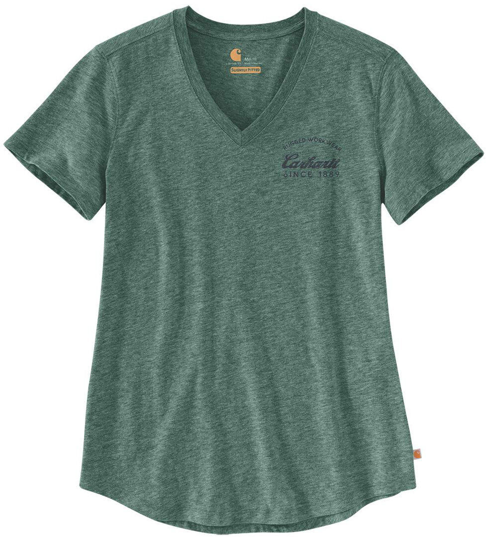 Carhartt Lockhart Graphic Ladies T-skjorte XS Grønn