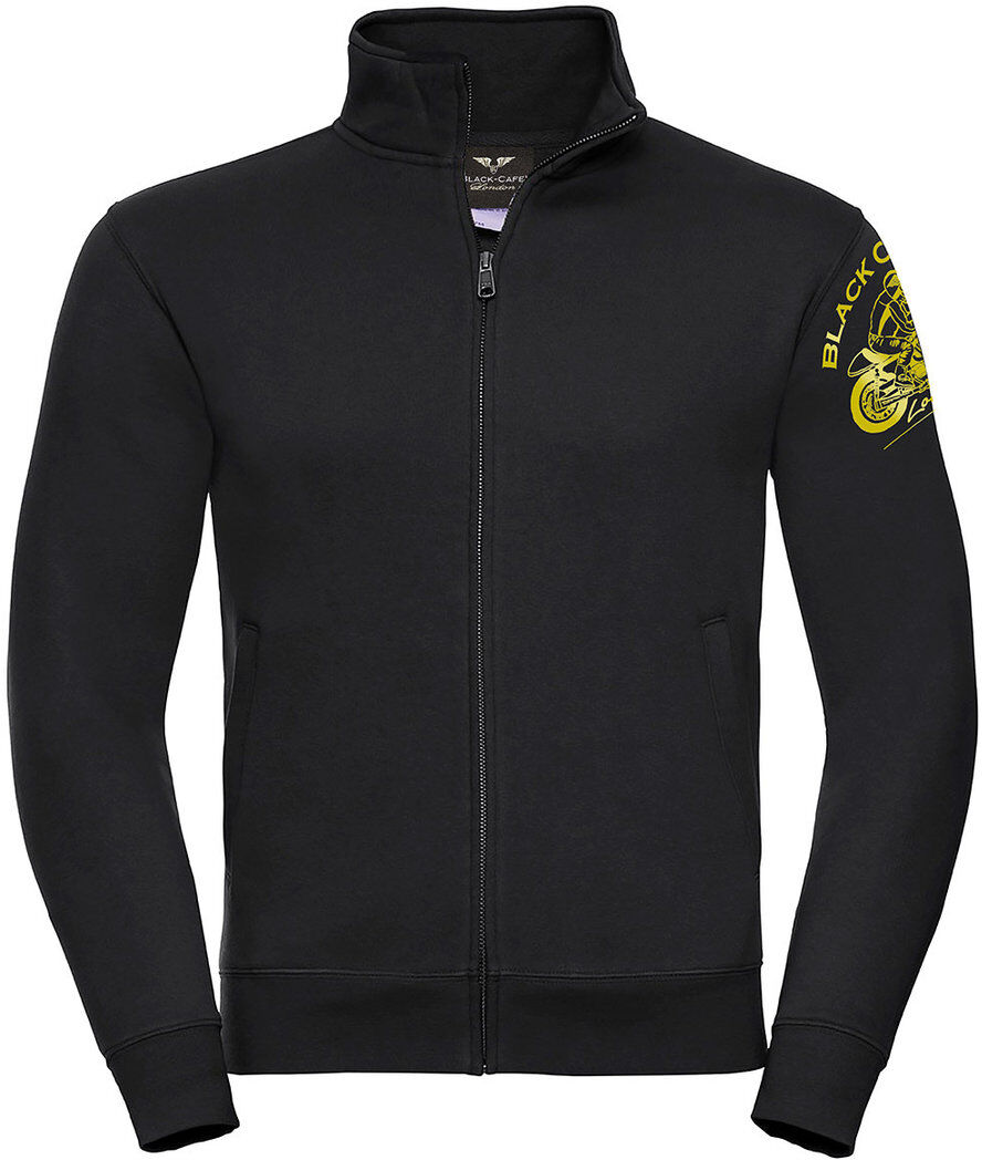 Black-Cafe London Classic Fleece Svette jakke S Svart Gull