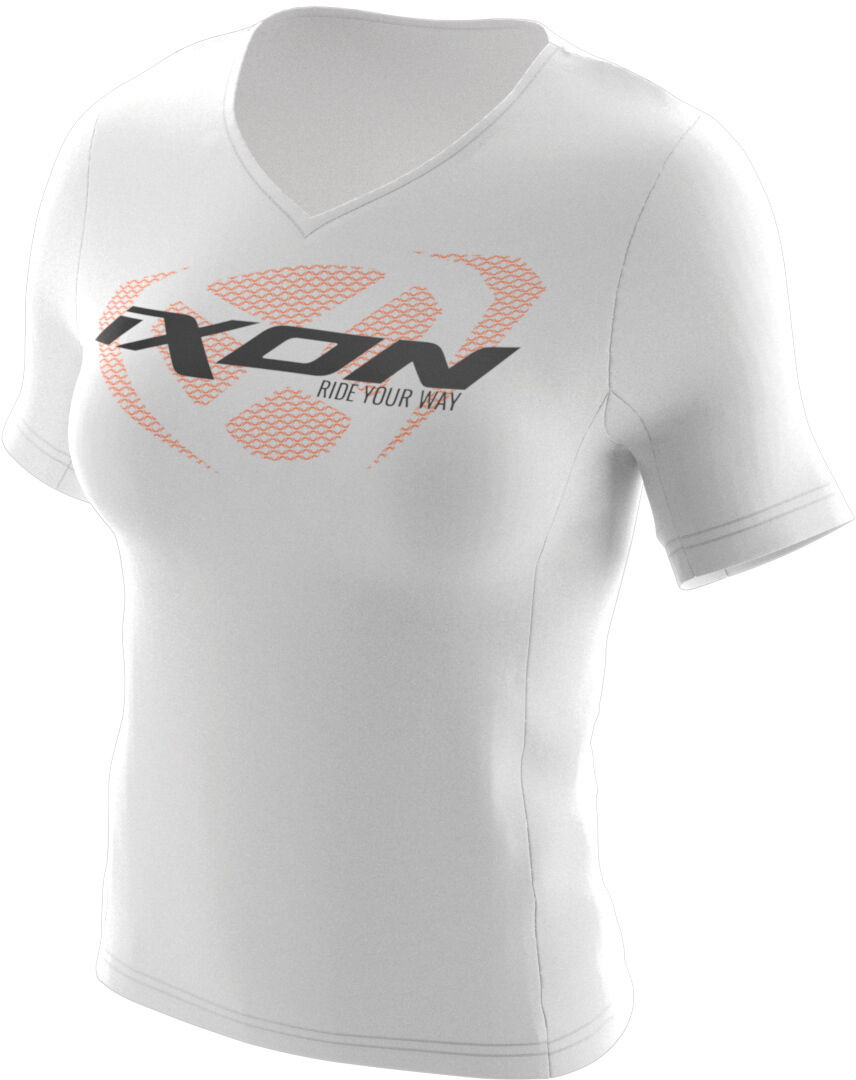 Ixon Unit T-skjorte for kvinner XL Hvit Oransje