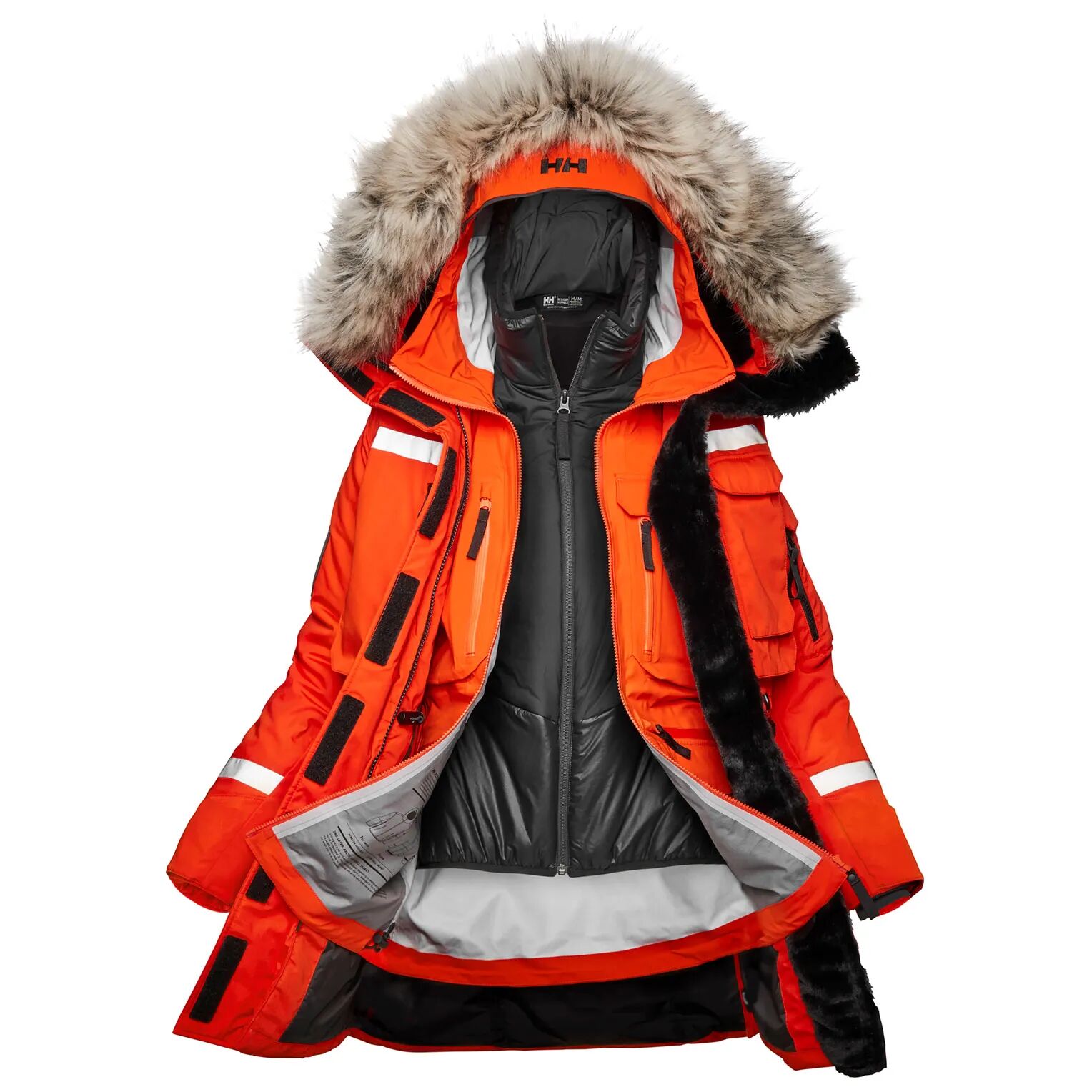 Helly Hansen Dame Arctic Patrol Modular Parkas oransje XL