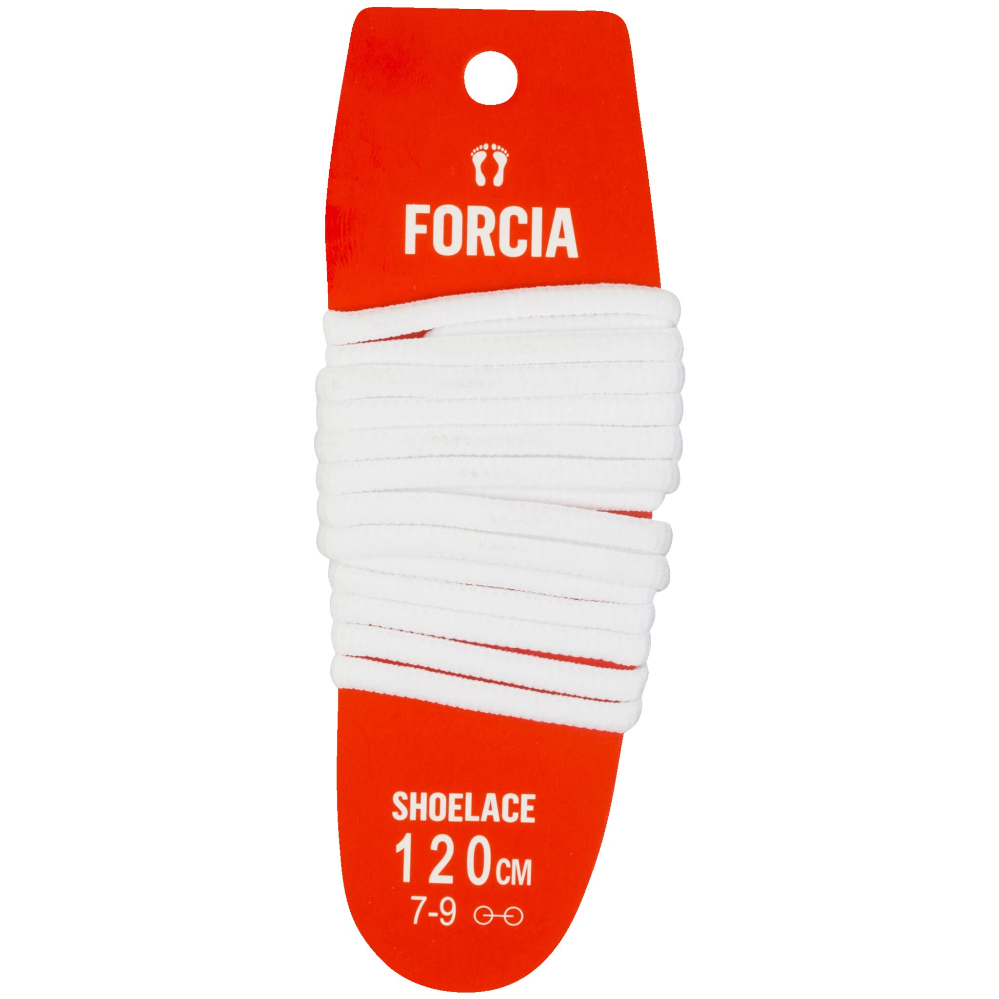 Forcia ShoeLace 120cm, skolisser 120cm White