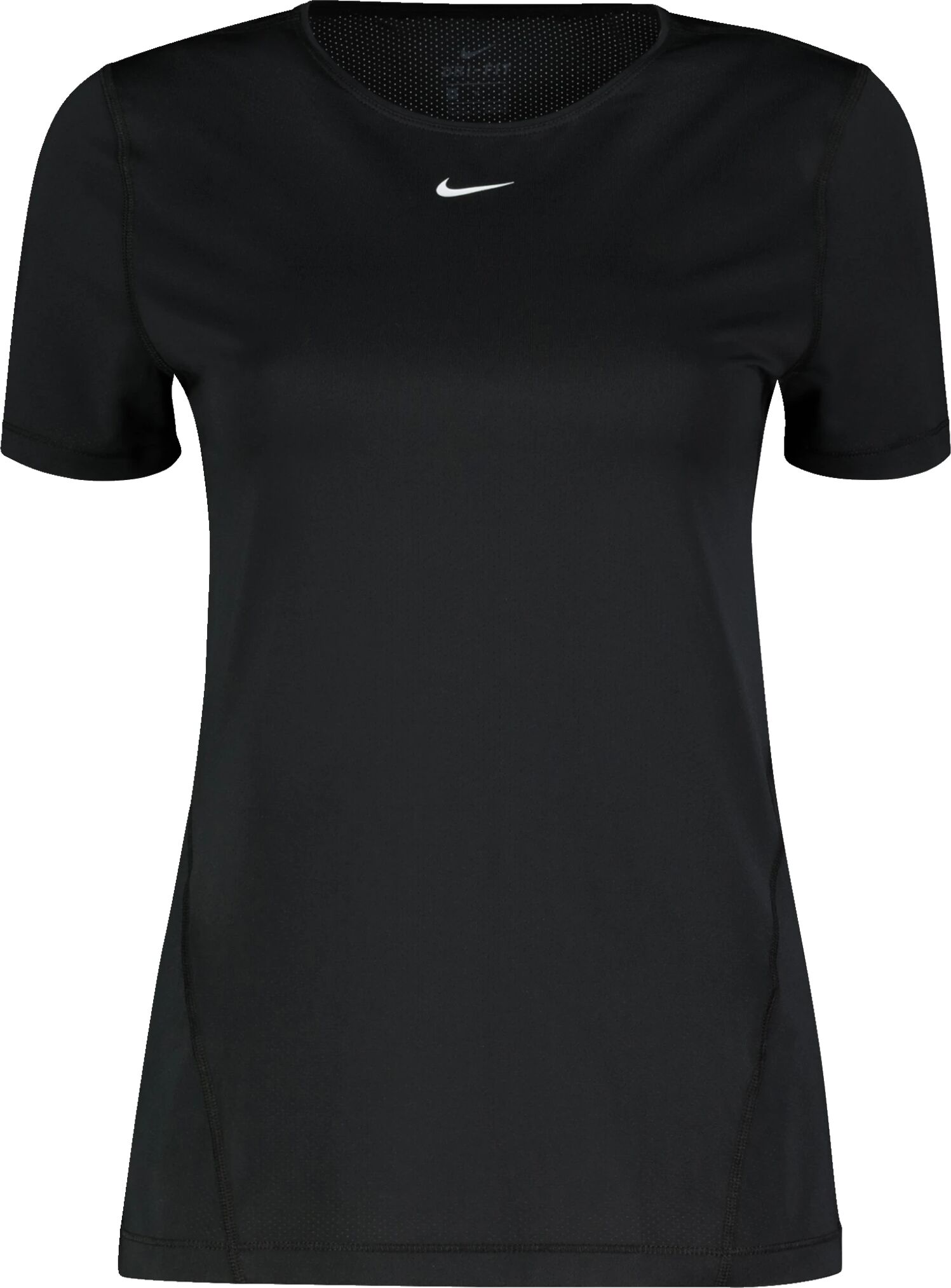 Nike Pro Top, t-skjorte dame L BLACK/WHITE