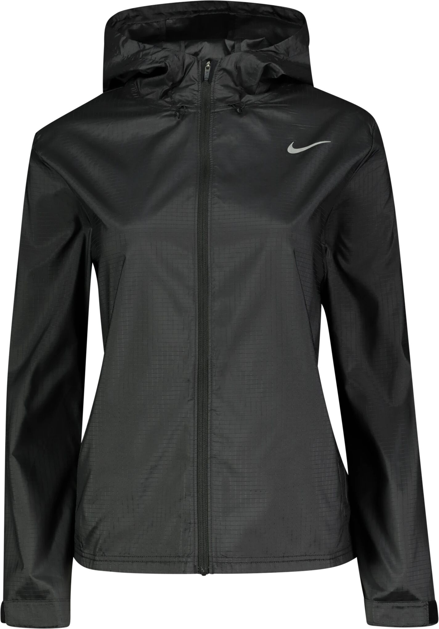 Nike Essential Jacke, løpejakke dame L BLACK/REFLECTIVE SIL