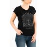 Rokker Indian Bonnet T-Shirt Damskiczarny