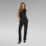 G-Star RAW Pintucked Jumpsuit Black Women XXL