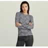 G-Star RAW G Zed Allover Slim Top Multi color Women XXL