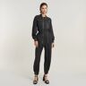 G-Star RAW Zip Wide Jumpsuit Grey Women XL