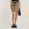 G-Star RAW Zip Skirt Beige Women 30