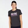 licencias T-shirt AC/DC - Cinza - T-shirt Mulher tamanho XL