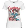 King Kerosin Queen Kerosin Gearhead Camiseta feminina Branco 3XL