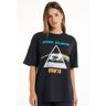 Tezenis T-shirt Estampado Pink Floyd Unissexo Mulher Preto Tamaño M