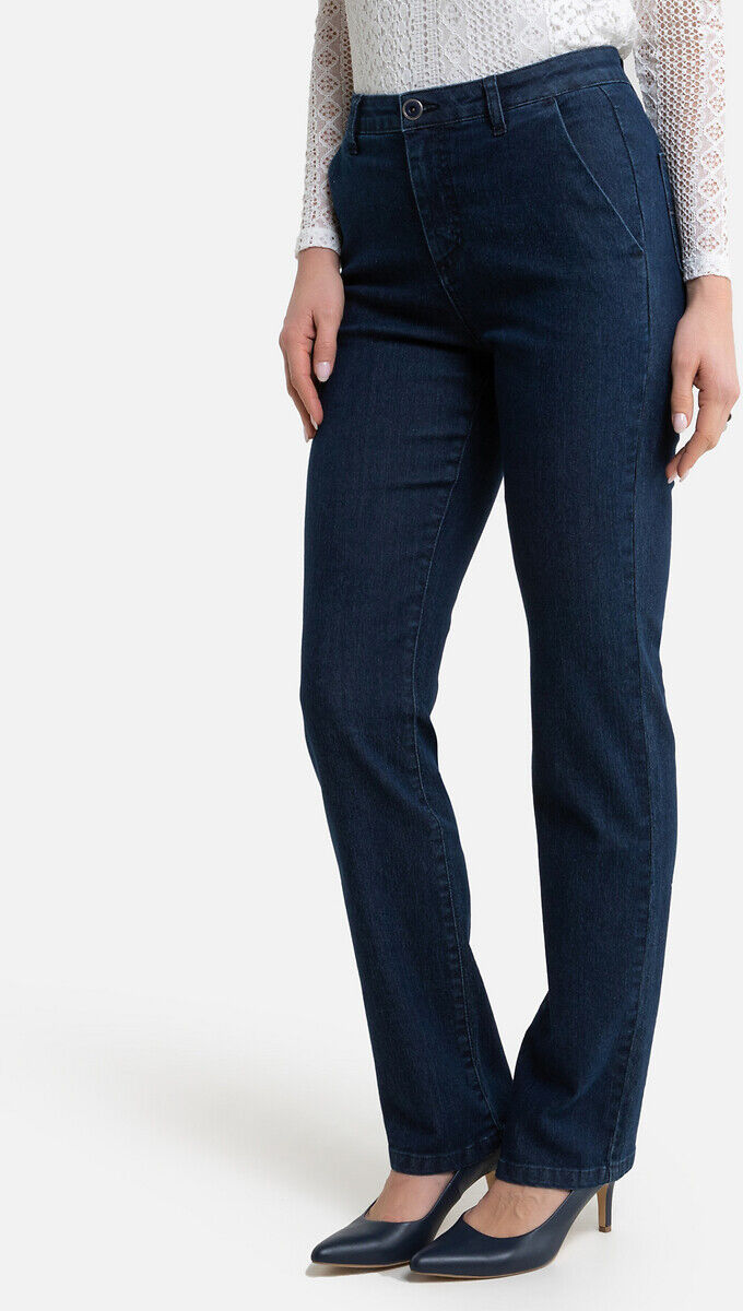 Anne Weyburn Jeans direitos confortáveis   Azul Brut