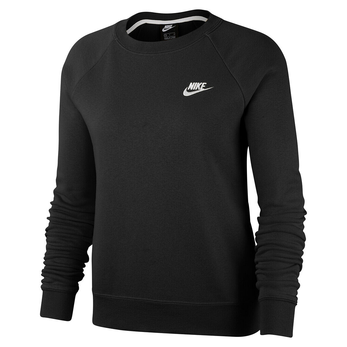 Nike Sweat de gola redonda, Essential logo   Preto
