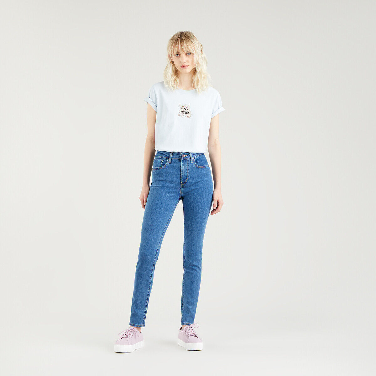 Levi's Jeans 721 High Rise Skinny   Bogota heart