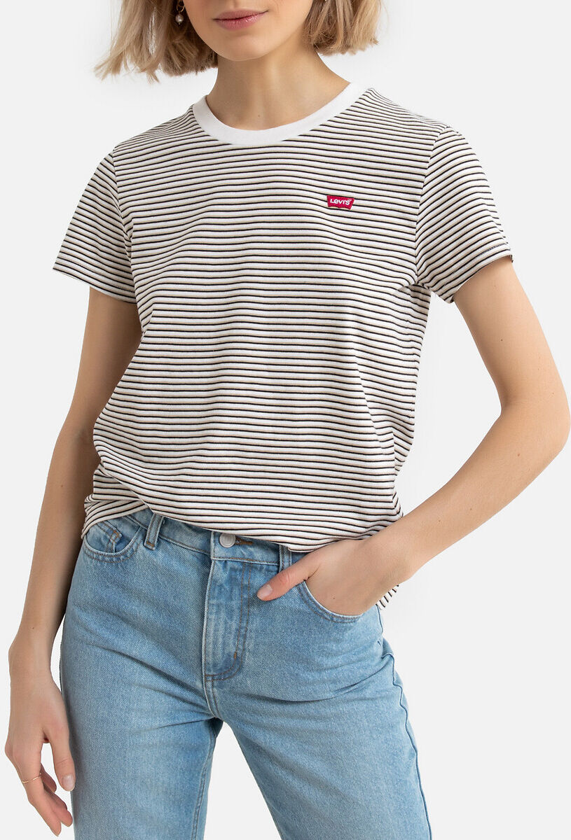 Levi's T-shirt às riscas, mangas curtas   riscas brancas