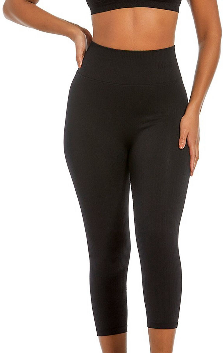 Magic Bodyfashion Leggings sem costuras, Lounge Cropped   Preto