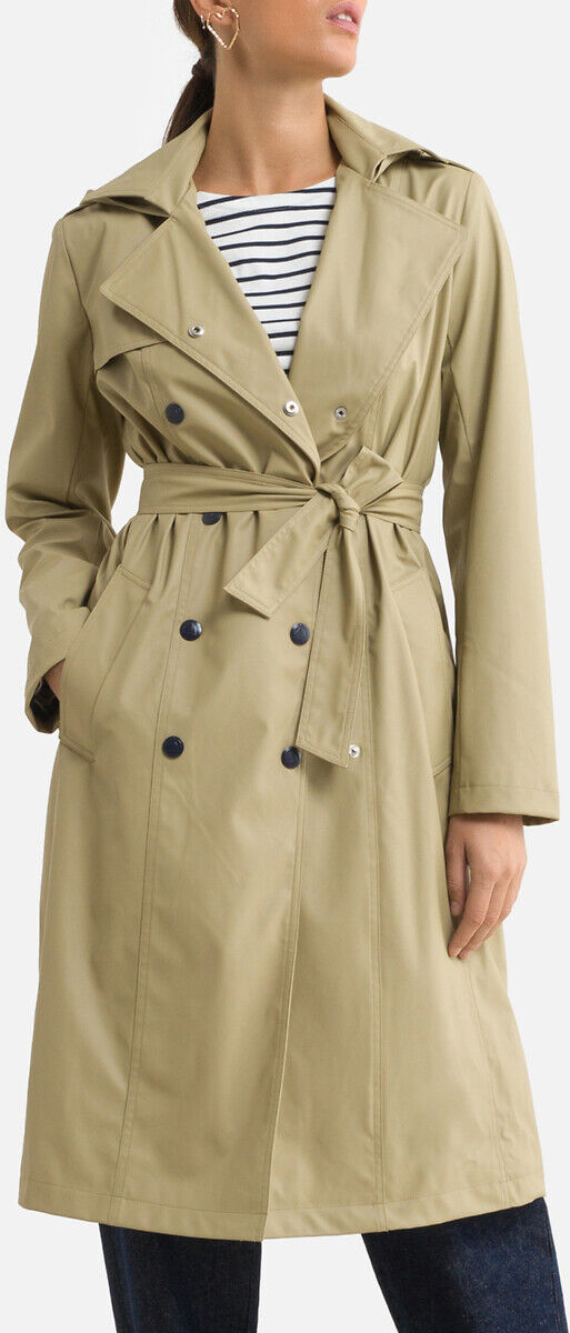 Petit Bateau Trench com capuz   Bege