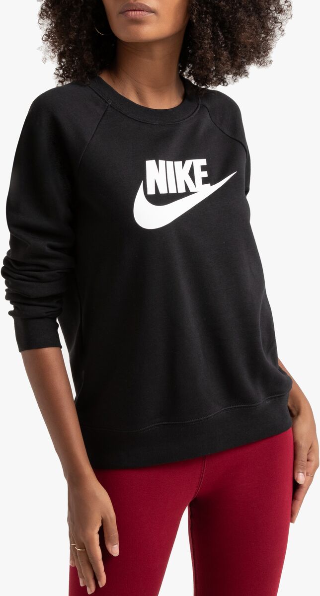 Nike Sweat Essentiel Crew, logótipo no peito   Preto