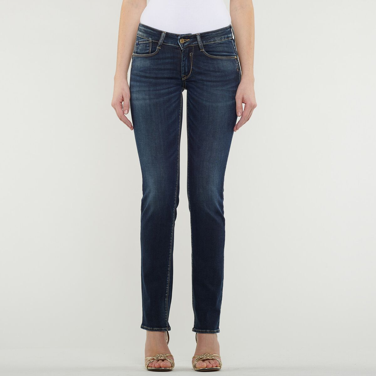 Le Temps Des Cerises Jeans regular, direitos   blue black