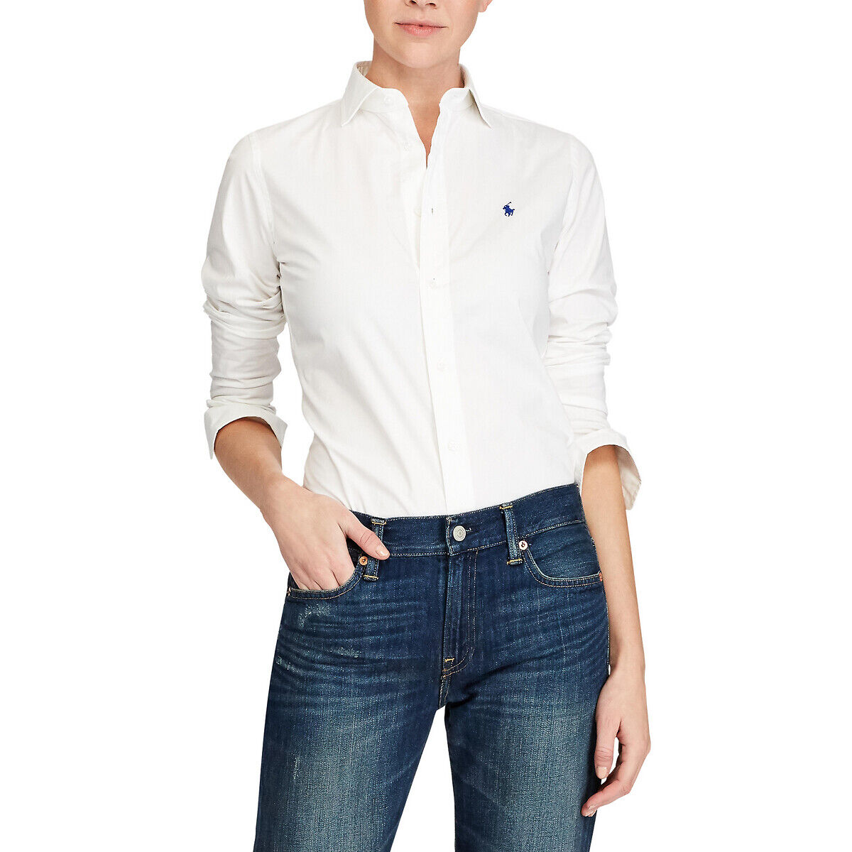 Polo Ralph Lauren Camisa com mangas 3/4   Branco